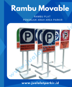 Alternative view of Rambu Parkir Portable