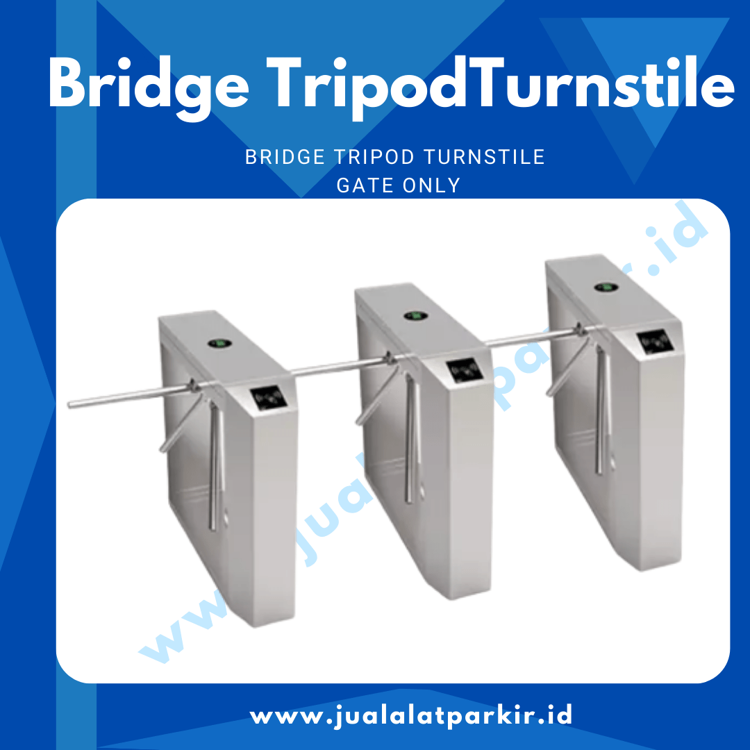 Bridge Tripod Turnstile Pedastrian Barrier Gate Wahana Cardteck TP213 - Gambar 2