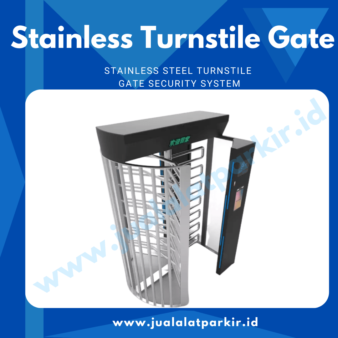 Stainless Turnstile Gate Security System - Gambar 2