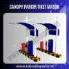 Canopy Pintu Masuk Parkir Mobil
