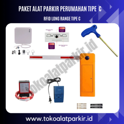Paket RFID Long Range Type C Palang parkir Otomatis
