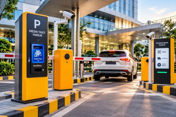 Perangkat access control untuk sistem kontrol akses pintu dan keamanan gedung